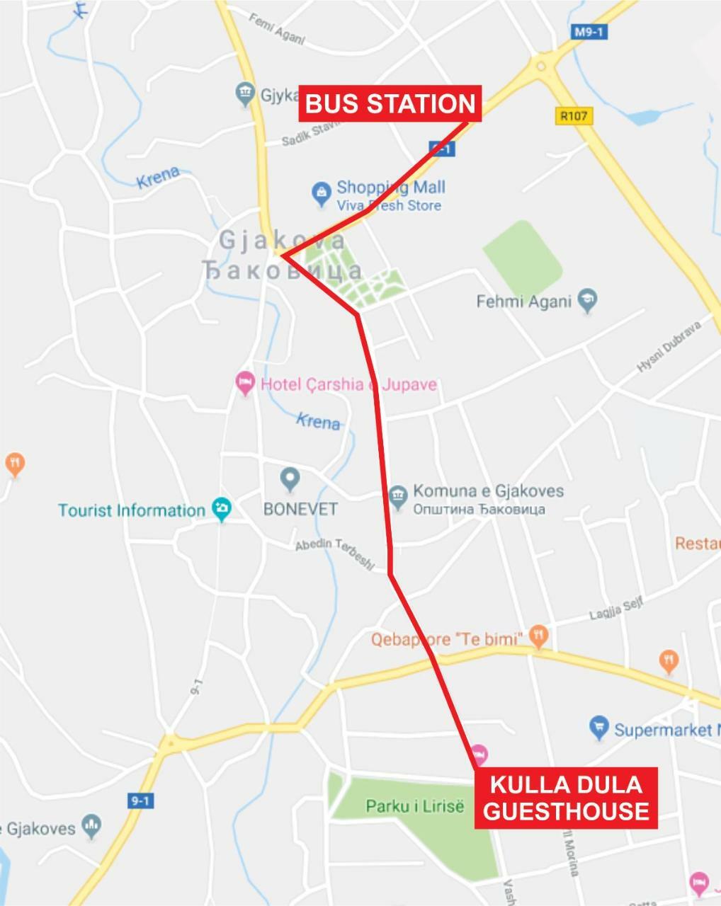 Kulla Dula Guesthouse Gjakova Eksteriør bilde